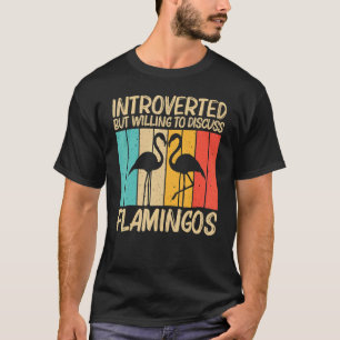 Camiseta Flamingo Bonito Para Homens Flamingo Bird
