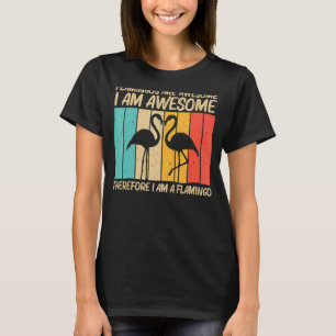 Camiseta Flamingo Bonito Para Homens Flamingo Bird