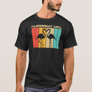 Camiseta Flamingo Bonito Para Raparigas Flamingo Bird Anima