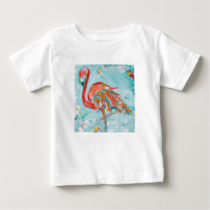 Camiseta Flamingo brilhante