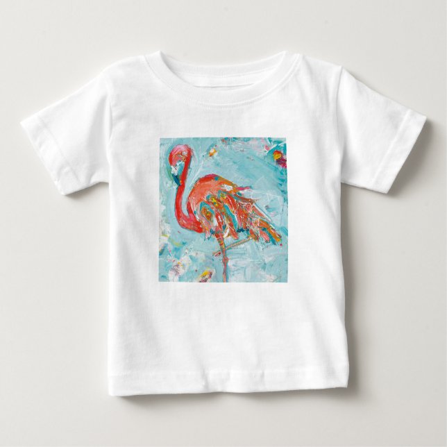 Camiseta Flamingo brilhante (Frente)