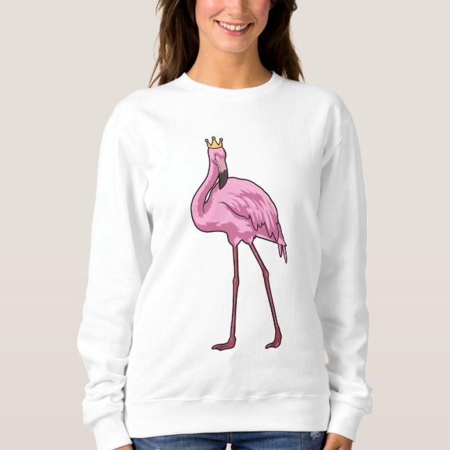 Camiseta Flamingo com Coroa (Frente)