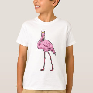 Camiseta Flamingo com Coroa