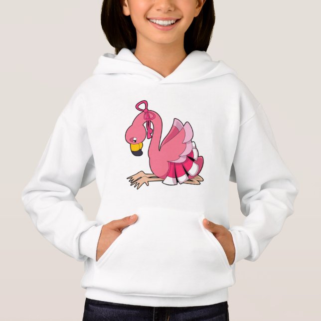 Camiseta Flamingo com Faixa de Opções (Frente)