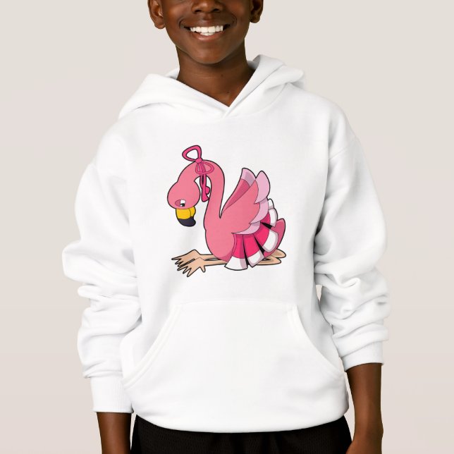 Camiseta Flamingo com Faixa de Opções (Frente)