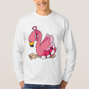 Camiseta Flamingo com fita