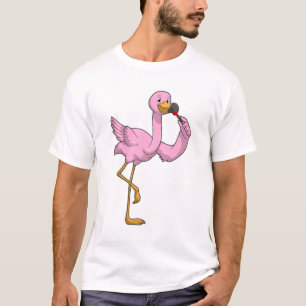 Camiseta Flamingo com Lipstick