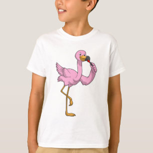 Camiseta Flamingo com Lipstick