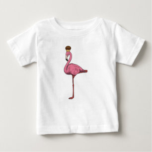 Camiseta Flamingo com Muffin
