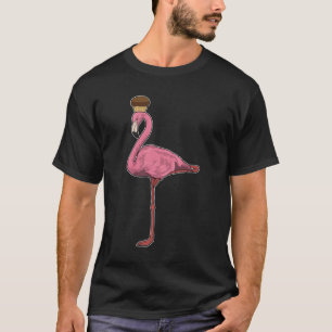 Camiseta Flamingo com Muffin