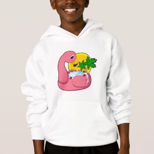 Camiseta Flamingo com Piscina