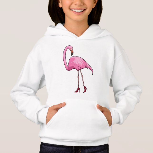 Camiseta Flamingo com salto alto (Frente)
