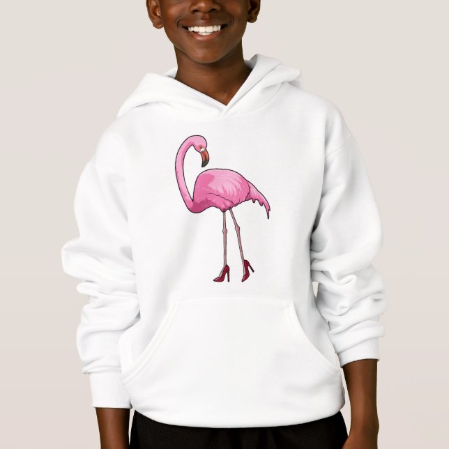 Camiseta Flamingo com salto alto (Frente)