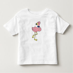 Camiseta Flamingo como cavalheiro com Tie