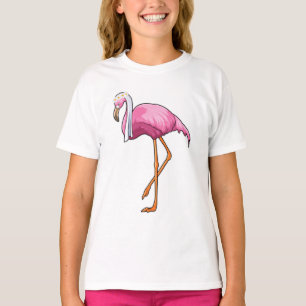 Camiseta Flamingo como Noiva com Véu