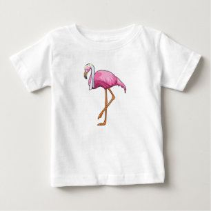 Camiseta Flamingo como Noiva com Véu