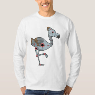 Camiseta Flamingo como Robô