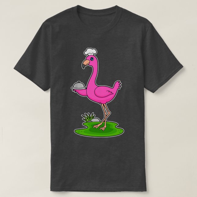 Camiseta Flamingo Cook Plast (Frente do Design)