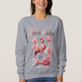 Camiseta Flamingo cor-de-rosa | Aquarela Floral