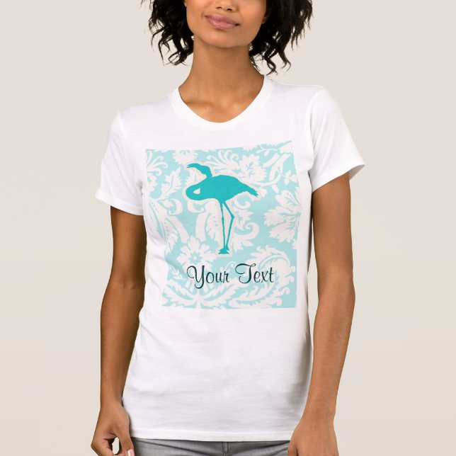 Camiseta Flamingo da cerceta (Frente)