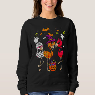 Camiseta Flamingo de Halloween Flamingoween Bruxa Vampiro M