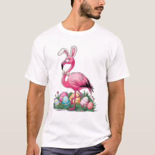 Camiseta Flamingo de Páscoa