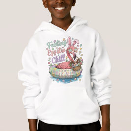 Camiseta Flamingo de Páscoa Engraçado Sentindo-se Eggstra L