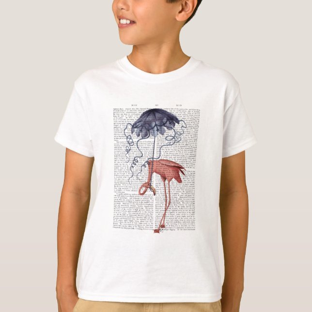 Camiseta Flamingo e Parasol (Frente)