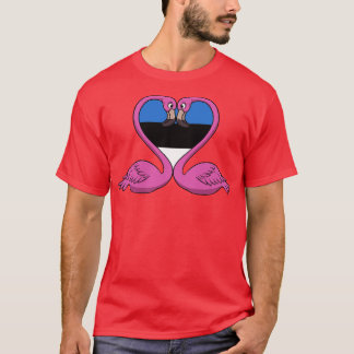 Camiseta Flamingo Estônia