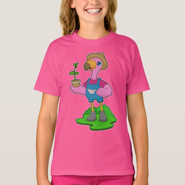 Camiseta Flamingo Farmer Plant (Frente)