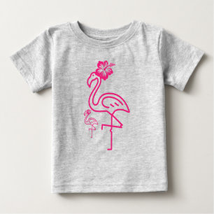 Camiseta Flamingo Feminino Fofo de Verão