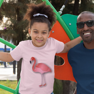 Camiseta Flamingo flutuante