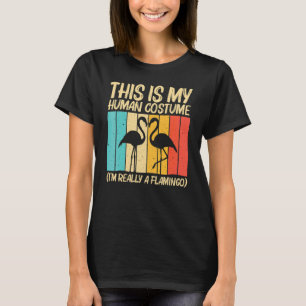Camiseta Flamingo Fofo Para Homens Mulheres Flamingo Pássar