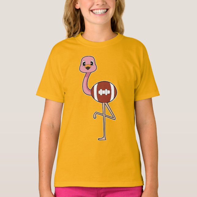 Camiseta Flamingo Futebol Americano Esportes (Frente)