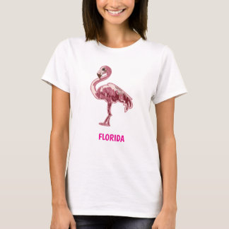 Camiseta Flamingo gemalter pinker Flamingo