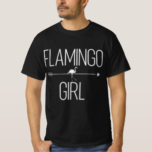 Camiseta Flamingo Girl Gift For Women Bird Wading