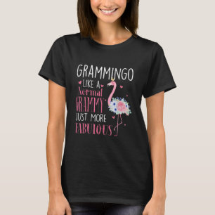 Camiseta Flamingo Grammingo Como Um Grammy Normal Engraçad
