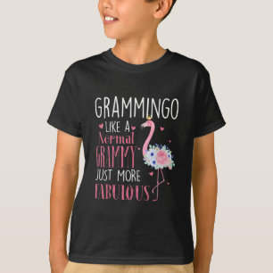 Camiseta Flamingo Grammingo Como Um Grammy Normal Engraçad
