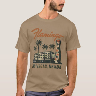 Camiseta Flamingo Hotel Retro Vintage Las Vegas