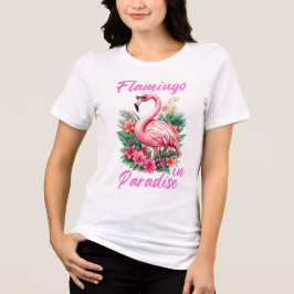 Camiseta Flamingo in Paradise Tri-Blend Shirt