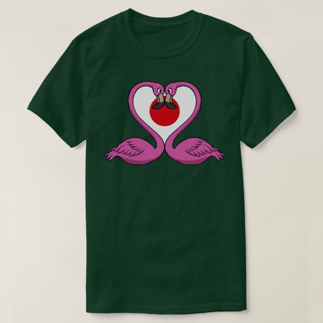 Camiseta Flamingo Japão (Frente do Design)
