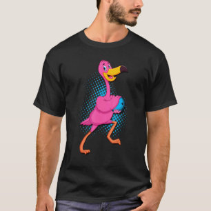 Camiseta Flamingo Legal de Boliche  Aves Litorâneas  Jogado