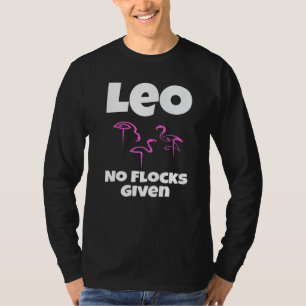 Camiseta Flamingo Leo Nenhum Rebanho Dado Dizendo Humor Sar