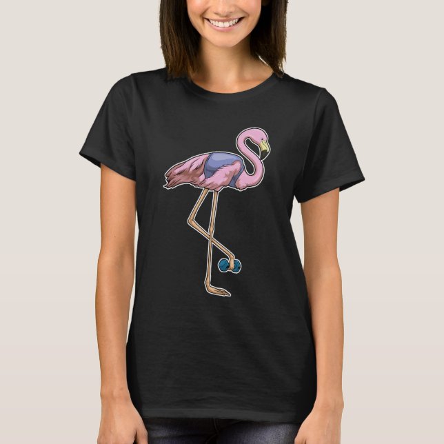 Camiseta Flamingo Malhação Dumbbell (Frente)