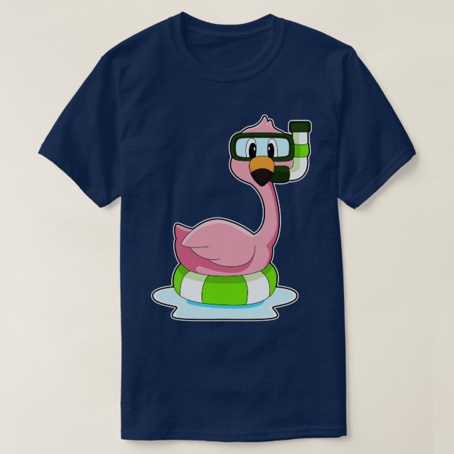 Camiseta Flamingo Natação Lifebuooy (Frente do Design)