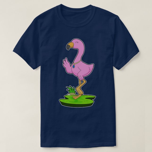 Camiseta Flamingo Necklace (Frente do Design)