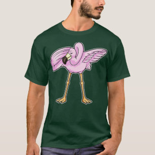 Camiseta Flamingo no Hip Hop Dance Dab