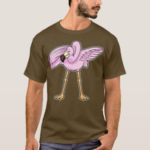 Camiseta Flamingo no Hip Hop Dance Dab