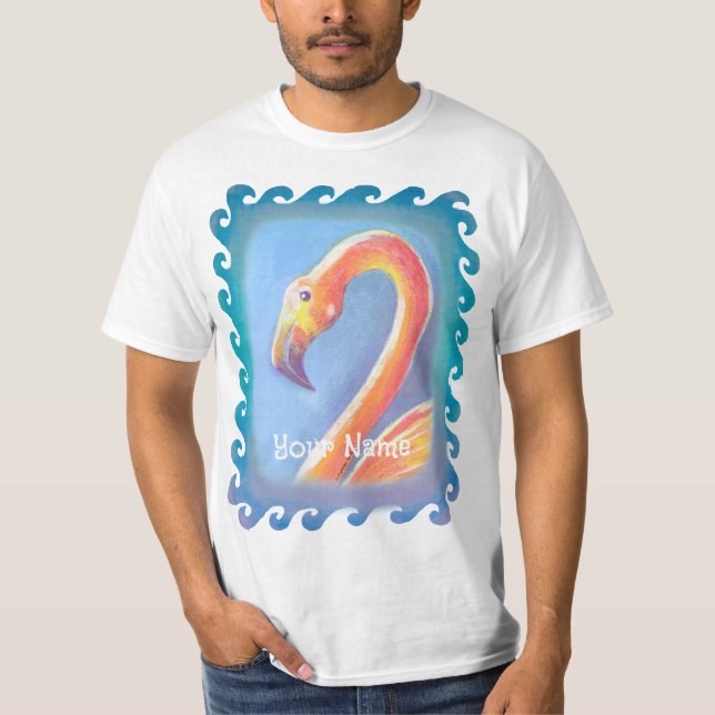 Camiseta Flamingo Ondulado (Frente)