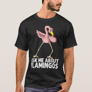 Camiseta Flamingo Para Homens Crianças Flamingo Bird